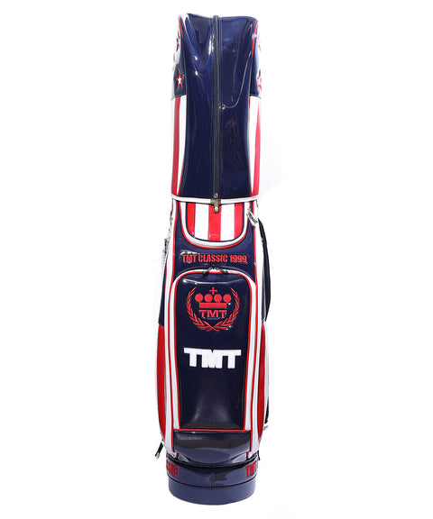 【ワケアリ】【TMT CLASSIC】U.S.FLAG エナメルレザー キャディーバッグ