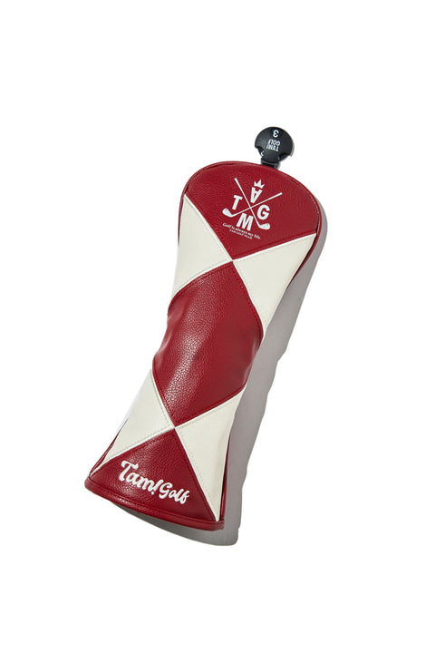 【再入荷】【TAM!GOLF】PU DIAMOND HEAD COVER FOR FAIRWAY WOOD