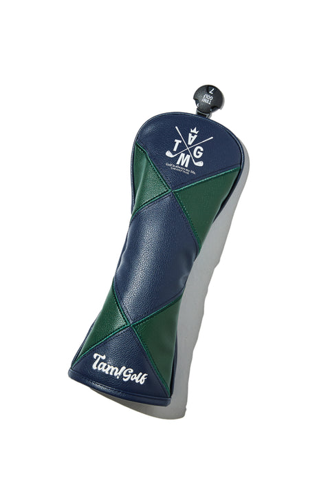 【再入荷】【TAM!GOLF】PU DIAMOND HEAD COVER FOR FAIRWAY WOOD