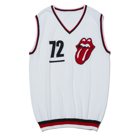 【RollingStones】The Rolling Stones Jacquard Knit Vest（RSBA02W718）