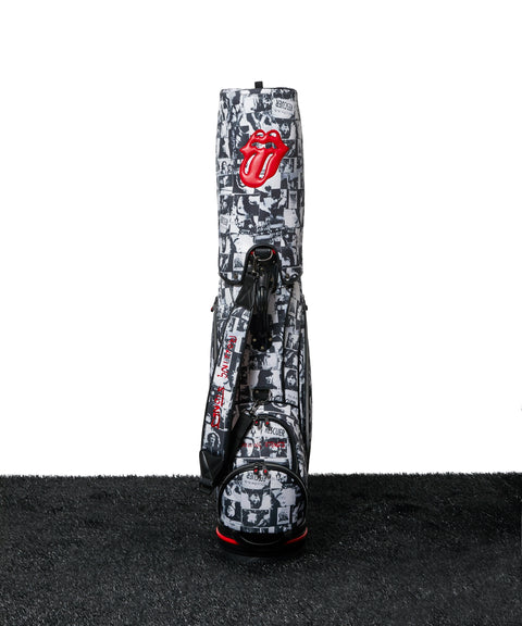 【The Rolling Stones】RollingStones Mono Photo Pattern Tour Golf Bag（RSBA02C103）