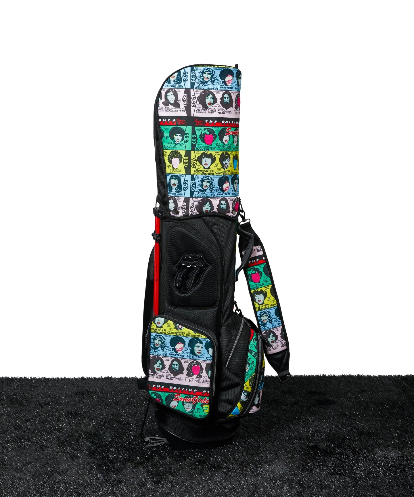 40％OFF】【The Rolling Stones】RollingStones Some Girls Stand Golf Bag（RS –  バックスピン！ゴルフ