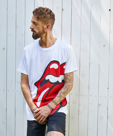 【３０％OFF残りわずか】【RollingStones】RS BIG HOT LICK T SHIRT（RSBA02W711）