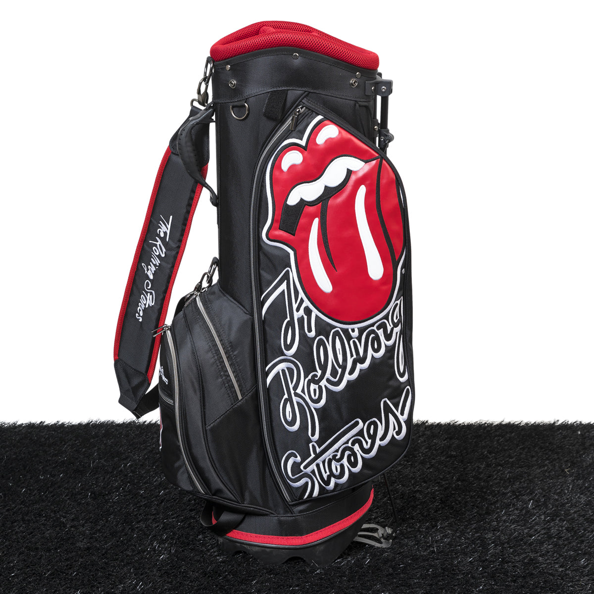 ２０％OFF】【The Rolling Stones】RollingStones Red Lick Stand Golf Bag（RSBA – バック スピン！ゴルフ