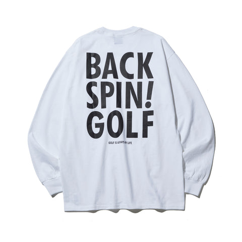 【BACK SPIN!】BACK LOGO LONG T-shirt（BSBB01W717）4 colors