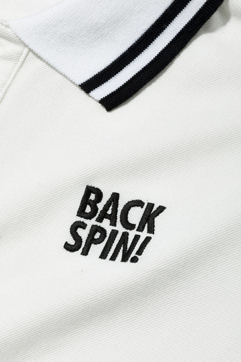 【BACK SPIN!】ロゴポロシャツ