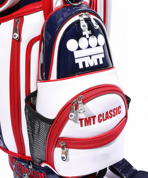 【ワケアリ】【TMT CLASSIC】U.S.FLAG エナメルレザー スタンドタイプキャディバッグ